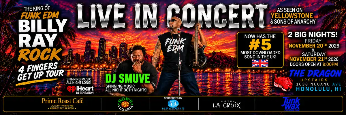 Live Show - Nov 20-21 2026 - Billy Ray Rock